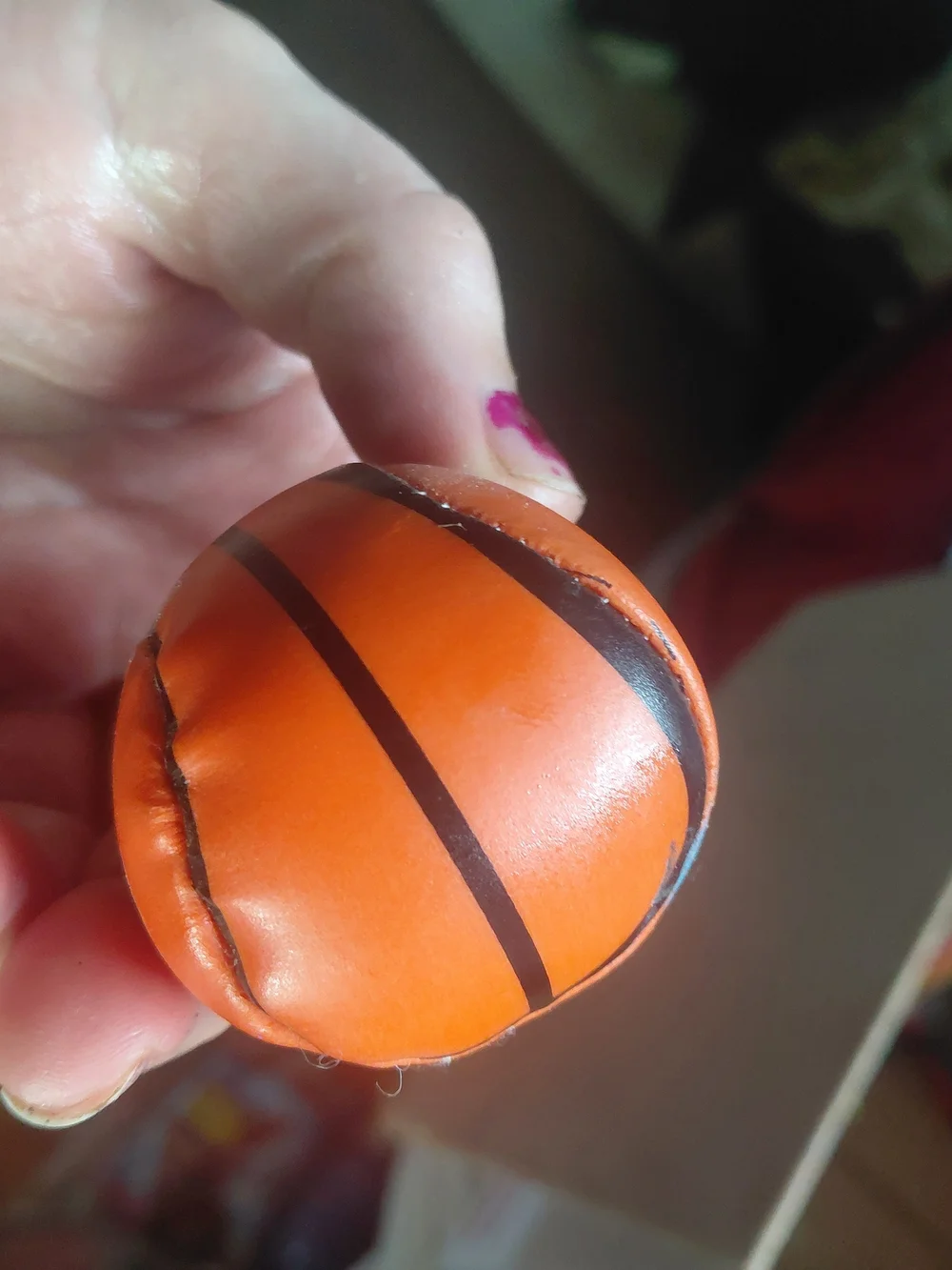 Orange Mini Squishy Learning Toy - Kids Sensory Stress Relief